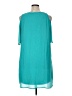 Tacera 100% Polyester Solid Teal Casual Dress Size XL - photo 2