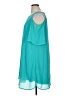 Tacera 100% Polyester Solid Teal Casual Dress Size XL - photo 5