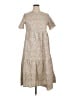 Emery Rose 100% Polyester Paisley Gray Casual Dress Size XL - photo 1
