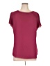 Fortune + Ivy 100% Polyester Burgundy Short Sleeve Blouse Size L - photo 1