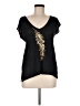 Jessica Simpson Black Short Sleeve Top Size M - photo 1