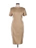 Boohoo Solid Tan Casual Dress Size 12 - photo 1