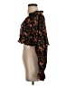Free People 100% Viscose Black 3/4 Sleeve Blouse Size S - photo 5