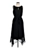 Nine West 100% Polyester Black Cocktail Dress Size L - photo 1