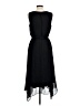 Nine West 100% Polyester Black Cocktail Dress Size L - photo 2