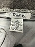 Pinky Metallic Silver Cocktail Dress Size M - photo 7