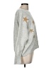 Vince Camuto Stars Silver Pullover Sweater Size M - photo 4