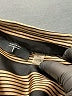 T Tahari 100% Polyester Stripes Brown Long Sleeve Blouse Size M - photo 7