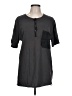Comune 100% Cotton Gray Short Sleeve Henley Size L - photo 1