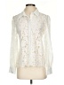 Elie Ivory Long Sleeve Blouse Size S - photo 1