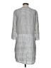 BCBGMAXAZRIA 100% Rayon Chevron-herringbone Silver Casual Dress Size XS - photo 2