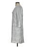 BCBGMAXAZRIA 100% Rayon Chevron-herringbone Silver Casual Dress Size XS - photo 5