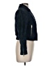 Topshop 100% Leather Blue Leather Jacket Size 6 - photo 4