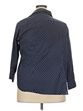 Lauren by Ralph Lauren 3/4 Sleeve Button-Down Shirt (view 2)