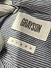 Grayson 100% Cotton Blue Long Sleeve Button-Down Shirt Size Sm (2) - photo 7