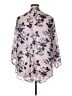 Torrid 100% Polyester Floral Pink 3/4 Sleeve Blouse Size 1X Plus (1) - photo 2