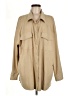 Good American Tan Long Sleeve Button-Down Shirt Size M (estimated) - photo 1