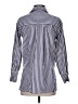 Free Assembly 100% Cotton Stripes Blue Long Sleeve Button-Down Shirt Size XS - photo 2