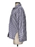 Free Assembly 100% Cotton Stripes Blue Long Sleeve Button-Down Shirt Size XS - photo 5