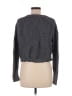 American Apparel 100% Cotton Metallic Gray Pullover Sweater Size M - photo 2