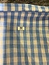 Unbranded Checkered-gingham Blue Long Sleeve Button-Down Shirt Size M - photo 7