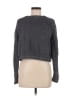American Apparel 100% Cotton Metallic Gray Pullover Sweater Size M - photo 1