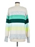Ann Taylor LOFT Color Block Green Pullover Sweater Size M - photo 2