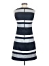 Vince Camuto 100% Polyester Stripes Blue Casual Dress Size 4 - photo 2