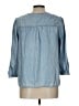 Levi's Blue 3/4 Sleeve Blouse Size L - photo 2