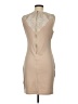 Beulah Style 100% Polyester Tan Cocktail Dress Size M - photo 2