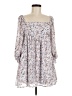 Blue Rain 100% Polyester Floral White Casual Dress Size M - photo 1