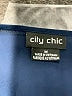 City Chic 100% Polyester Blue 3/4 Sleeve Blouse Size 18 Plus (M) - photo 7