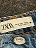 Zara Stars Blue Denim Shorts Size 4 - photo 3