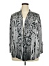 Lavish 100% Polyester Silver Cardigan Size 3X - photo 1