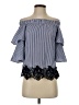 Zara Basic Blue 3/4 Sleeve Blouse Size XS - photo 1