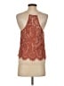 Bleuh Ciel 100% Nylon Tan Sleeveless Blouse Size S - photo 2