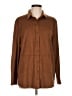 UNTUCKit Brown Long Sleeve Blouse Size L - photo 1