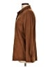 UNTUCKit Brown Long Sleeve Blouse Size L - photo 5