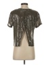 Millau Metallic Silver Short Sleeve T-Shirt Size XS - photo 2