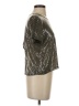 Millau Metallic Silver Short Sleeve T-Shirt Size XS - photo 4