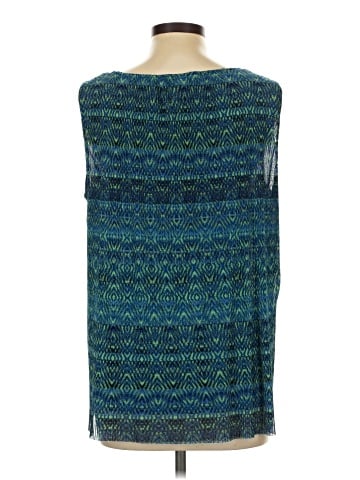 Rose + Olive Sleeveless Blouse (view 2)