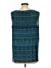 Rose + Olive Teal Sleeveless Blouse Size L - photo 2