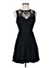 Express 100% Nylon Black Cocktail Dress Size XS - photo 1