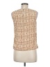 Halston 100% Silk Orange Blouse Size 6 - photo 2