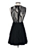 Express 100% Nylon Black Cocktail Dress Size XS - photo 2