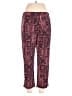 Susan Graver Print Pink Casual Pants Size M - photo 2