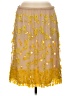 J.Crew Collection 100% Polyester Yellow Formal Skirt Size M - photo 1