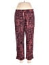 Susan Graver Print Pink Casual Pants Size M - photo 1