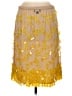 J.Crew Collection 100% Polyester Yellow Formal Skirt Size M - photo 2