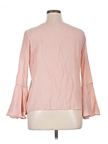 St. John's Bay Long Sleeve Blouse (view 2)